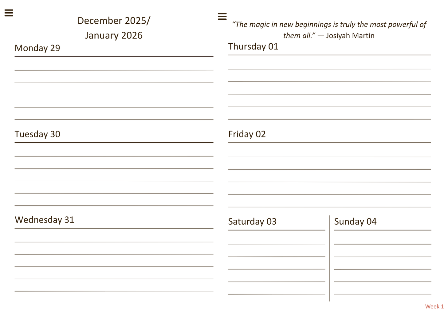 2026 Digital Planner - Pink - The Barcode