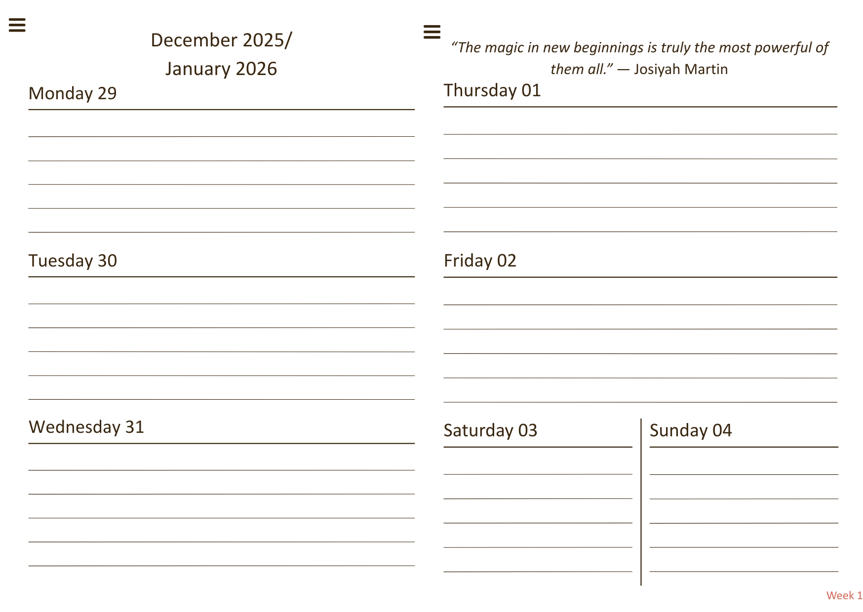 2026 Digital Planner - Pink - The Barcode