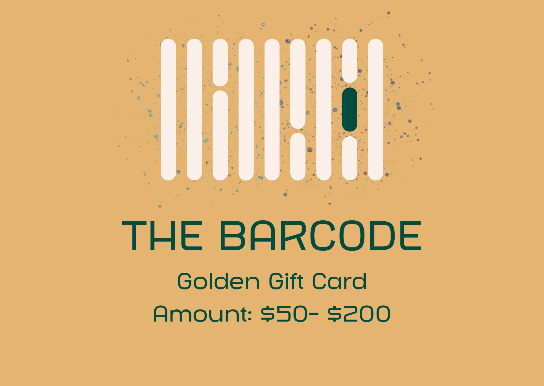 Golden Card - The Barcode