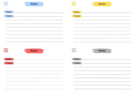 Digital Notebook - Multicolor - The Barcode