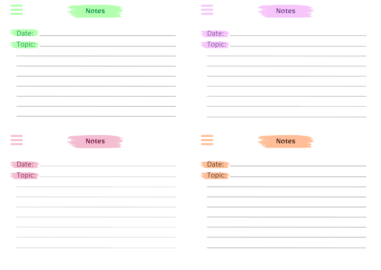 Digital Notebook - Multicolor - The Barcode