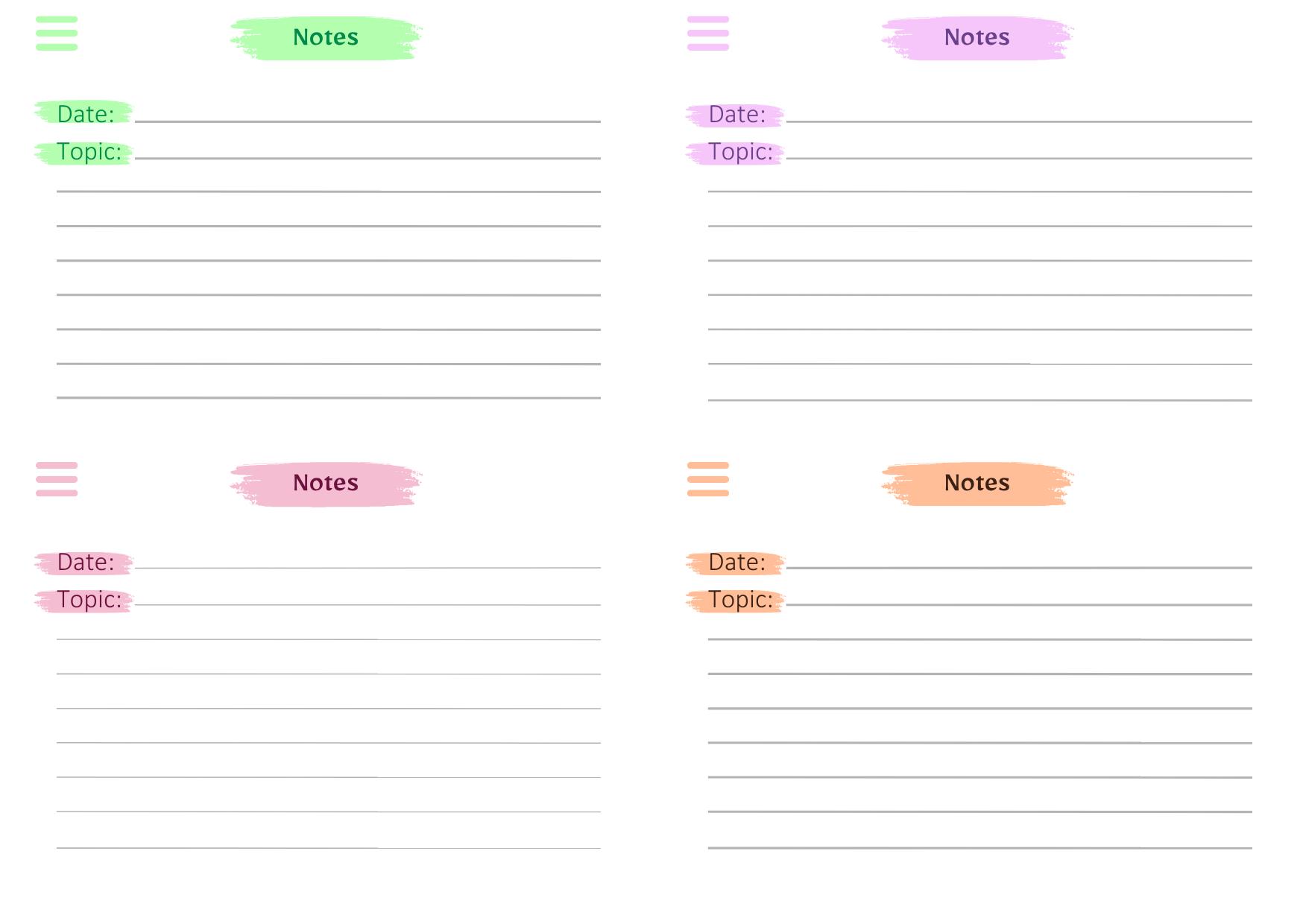 Digital Notebook - Multicolor - The Barcode