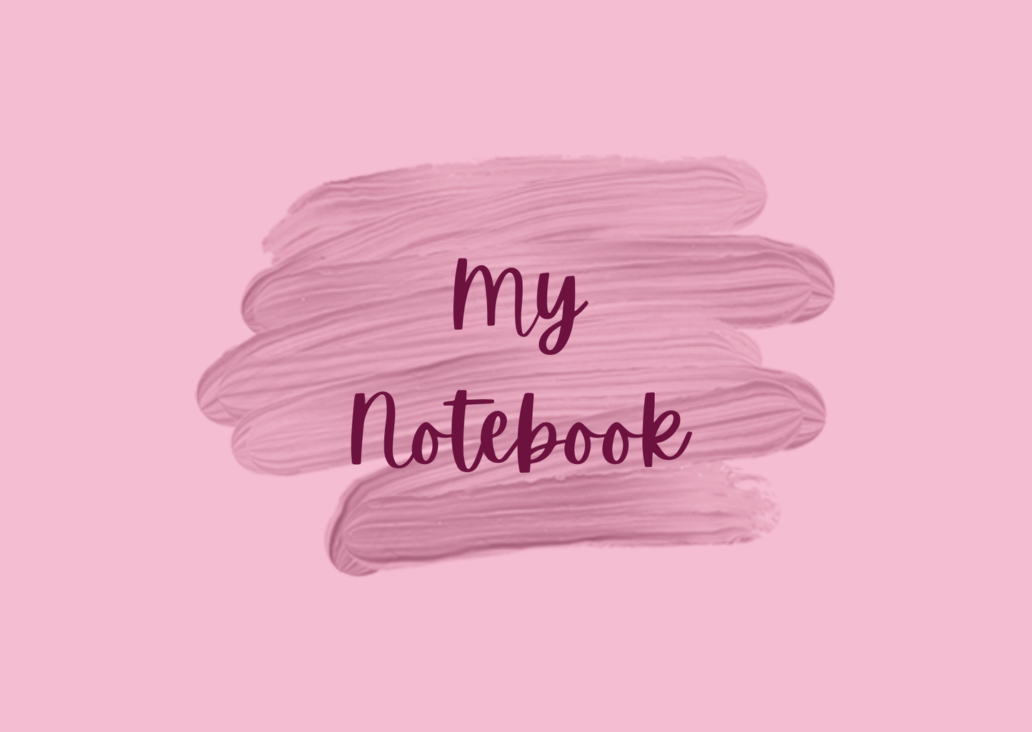 Digital Notebook - Pink - The Barcode