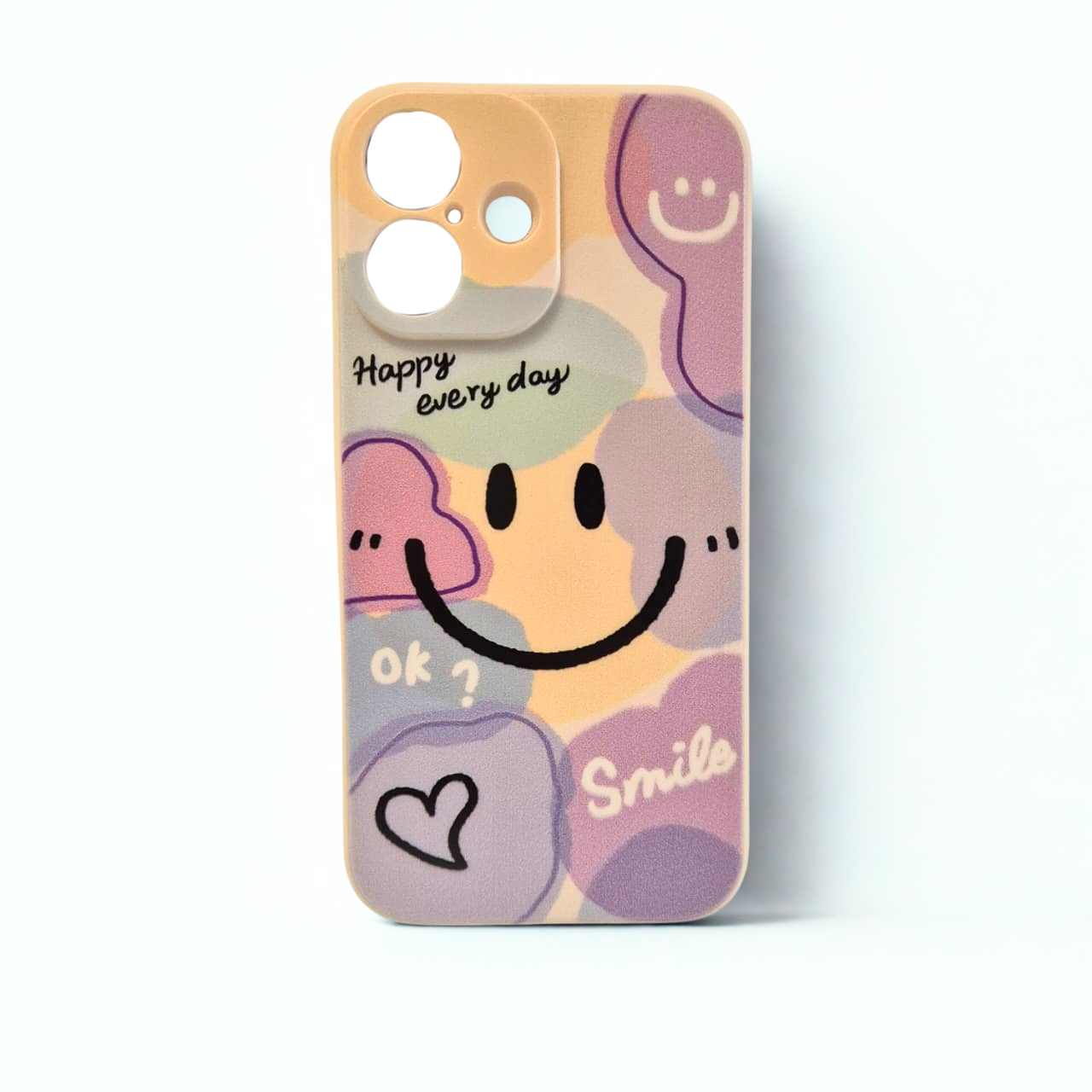 Colorful Graffiti, Smiling Face Painted, Shockproof Phone Case - The Barcode
