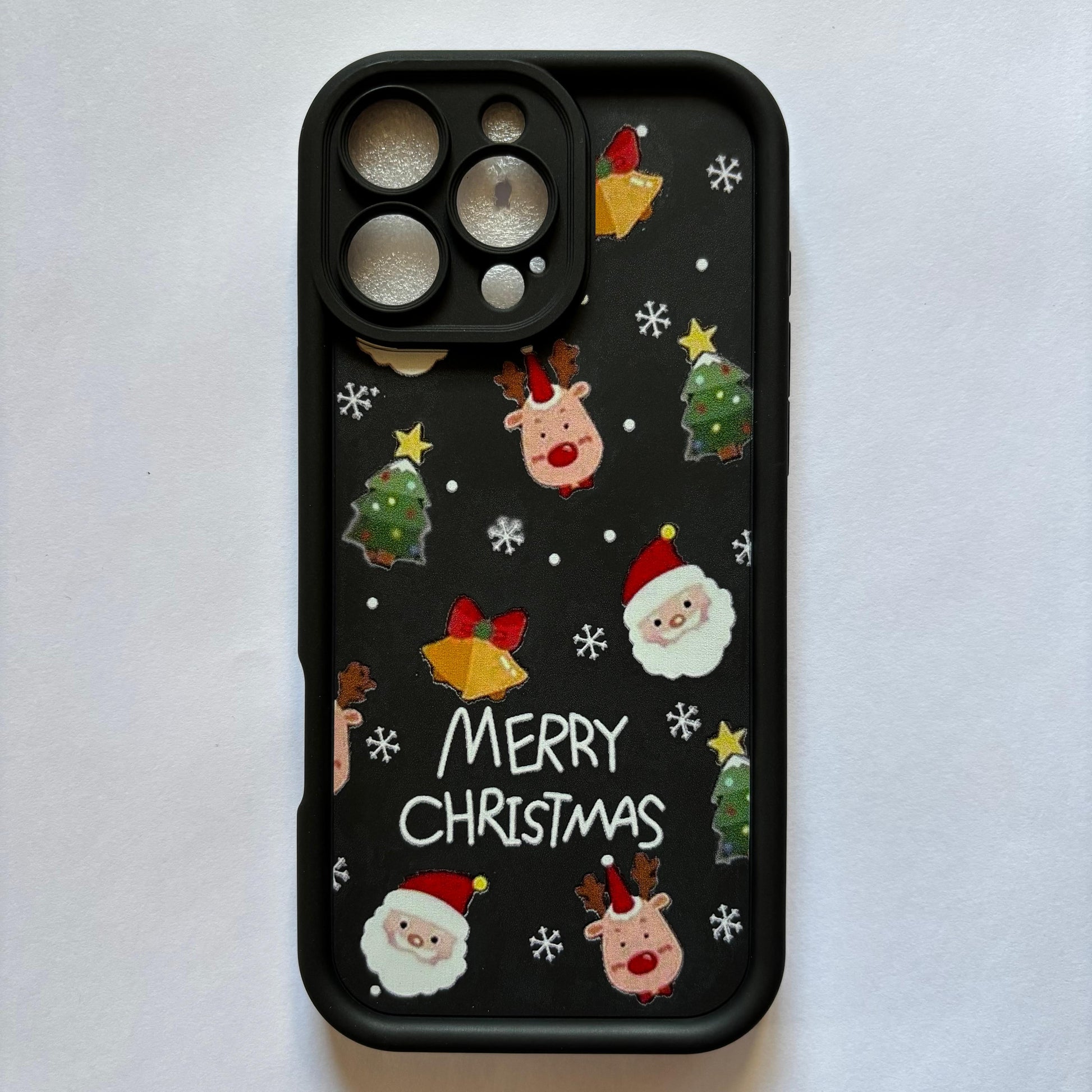 Christmas design - black phone case - The Barcode