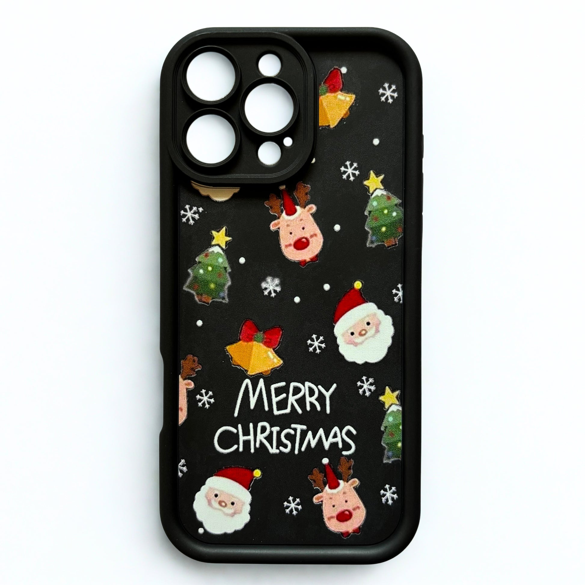 Christmas design - black phone case - The Barcode