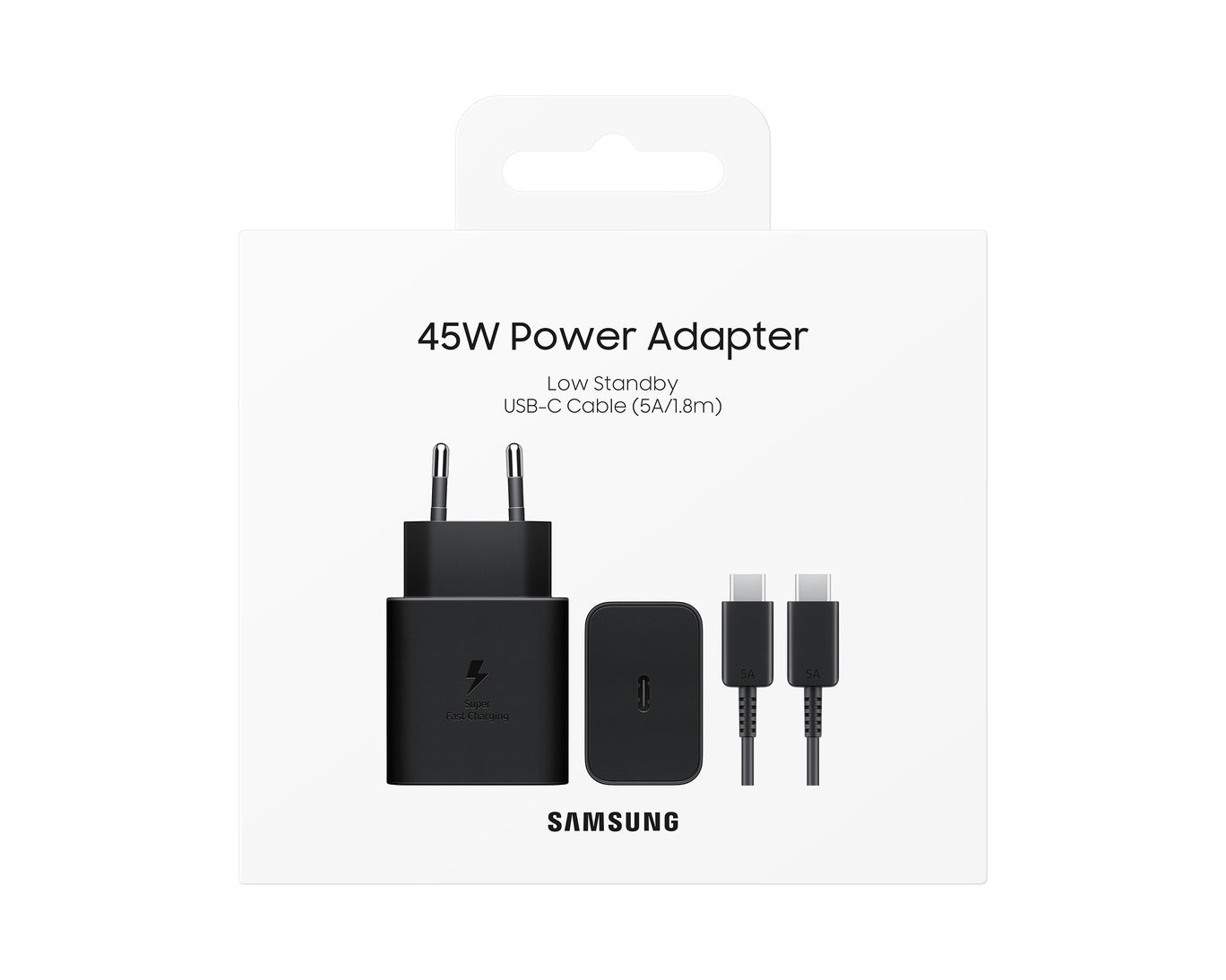 Original™ Samsung 45W Power Adapter With Cable - The Barcode