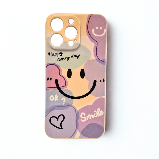 Colorful Graffiti, Smiling Face Painted, Shockproof Phone Case - The Barcode